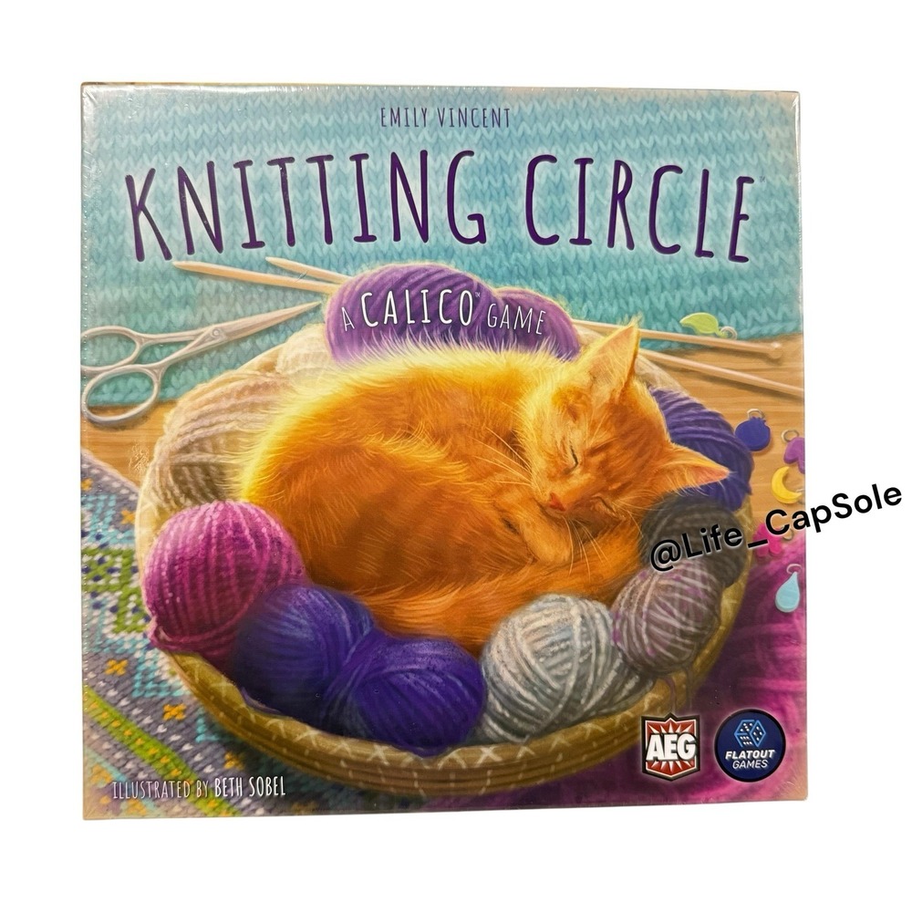 Knitting Circle A Calico Puzzly Game Calico Cats Yarn Cozy Knits | 1-4 players